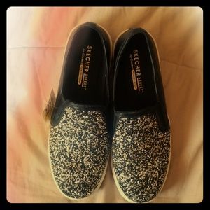 Sketchers slip on with glitter top